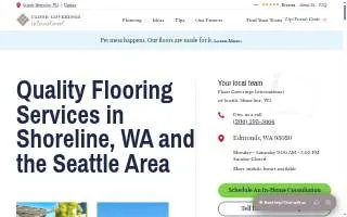 Floor Coverings International Seattle Shoreline website