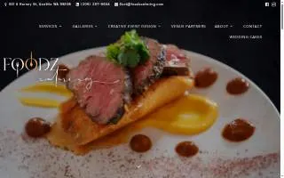 Foodz Catering website