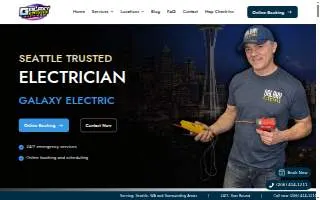 Galaxy Electric of Seattle website
