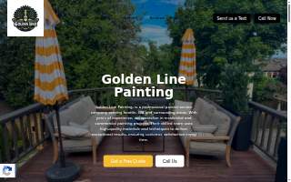 Golden Line Painting