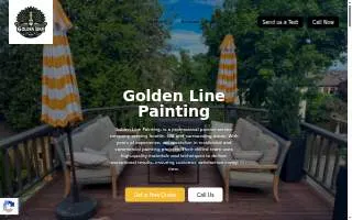 Golden Line Painting website