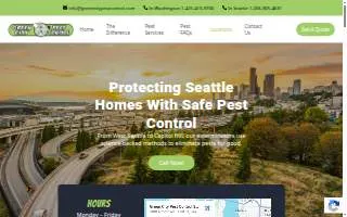 Green City Pest Control Seattle website
