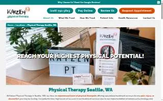 Kaizen Physical Therapy website