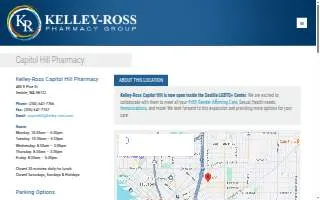 Kelley-Ross Capitol Hill Pharmacy website
