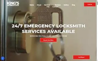 King's Mobile Lock Inc. of Seattle website