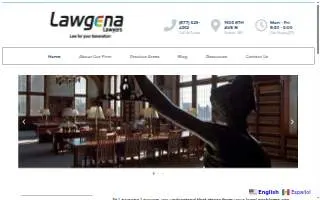 Lawgena Lawyers website