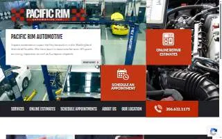 Pacific Rim Automotive, Inc. website