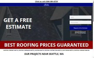 Pacific Roofing Company Seattle website