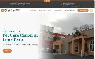 Pet Care Center at Luna Park website