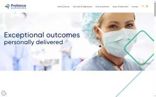 Proliance Surgeons - Orthopedic Specialists of Seattle at Seattle Orthopedic Center website