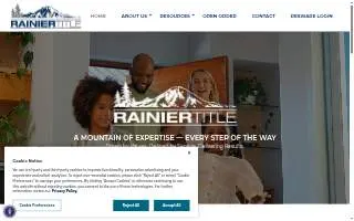 Rainier Title of Seattle website