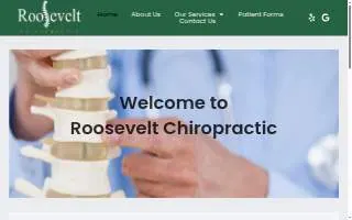 Roosevelt Chiropractic and Massage website