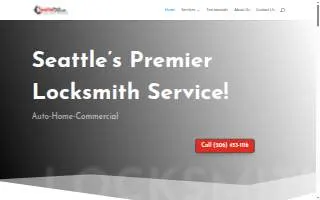 Seattle Key Locksmith website