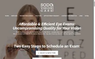 SODO Vision Care website