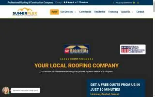 Summerflex Roofing & Construction LLC website