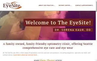 The EyeSite of Seattle website