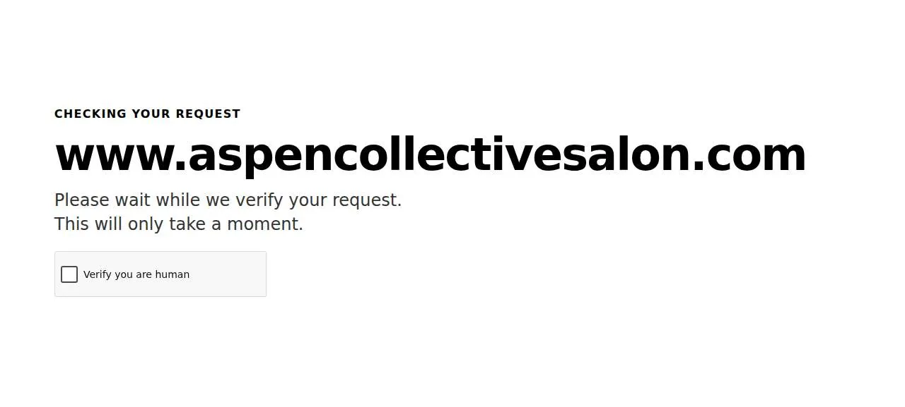 Aspen Collective Salon website
