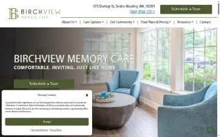 Birchview Memory Care website