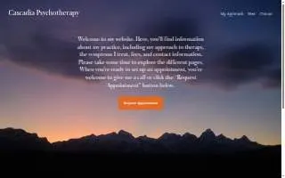 Cascadia Psychotherapy website