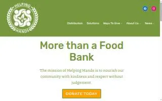 Helping Hands of Sedro-Woolley website