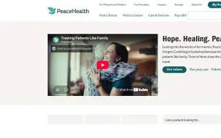 PeaceHealth Sedro-Woolley Clinic website