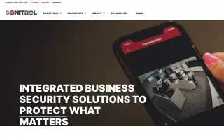 Sonitrol Pacific Security Systems Everett, A Pye-Barker Fire & Safety Company website
