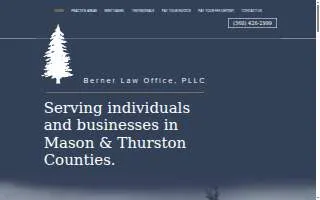 Berner Law Office, PLLC website
