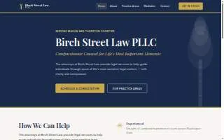 Birch Street Law PLLC website