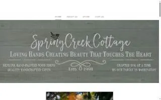 Spring Creek Cottage website
