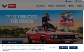 Valvoline Car Wash website