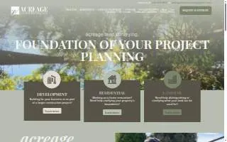 Acreage Land Surveying LLC of Edmonds website