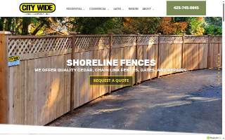 City Wide Fence Co of Shoreline