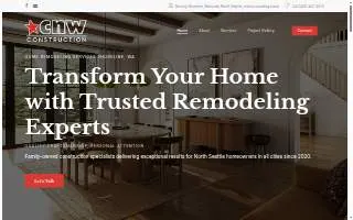 Constant Northwest Construction Services website