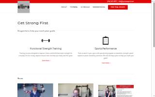 Get Strong First