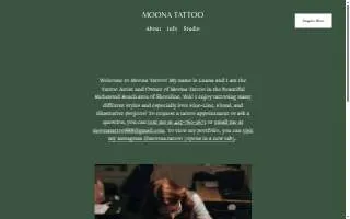 Moona Tattoo website