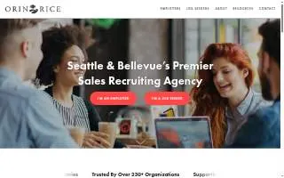 Orin Rice - Sales Recruiting website