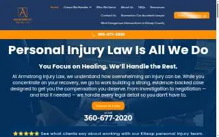 Armstrong Injury Law - Ashley H. Armstrong website