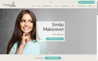 Clear Creek Dentistry website