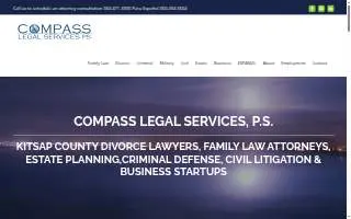 Compass Legal Services of Silverdale website
