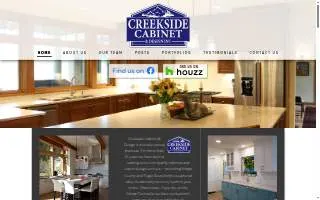 Creekside Cabinet & Design website