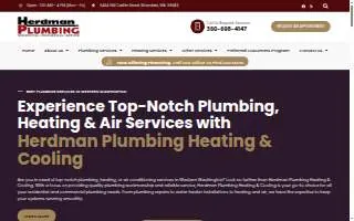 Herdman Plumbing Heating & Cooling website