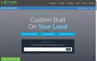 Lexar Homes Silverdale website