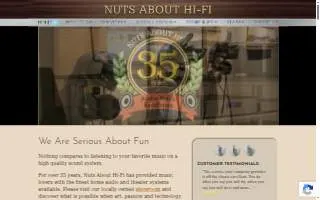 Nuts About Hi-Fi website