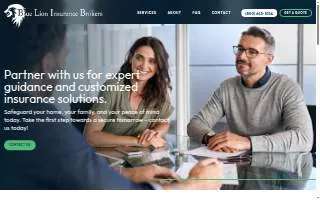 Blue Lion Insurance Brokers website