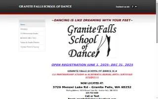 Granite Falls School of Dance website