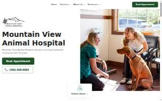 Mountain View Animal Hospital of Snohomish website