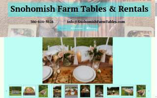 Snohomish Farm Tables