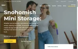 Snohomish Mini Storage website