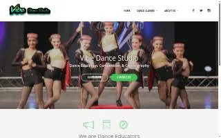 Vibe Dance Studio of Snohomish website