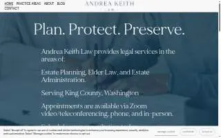 Andrea Keith Law, PLLC website